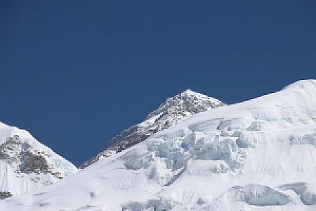 Mount Everest, world’s highest peak at 8,848.86 m, as seen from the EBC trek route