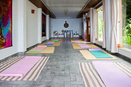 yoga centre in jungle mahal wellness resort