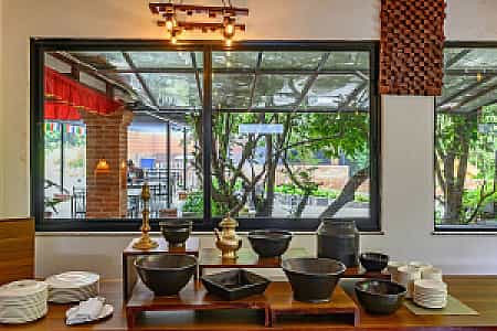 food about to serve in resort