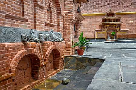 water flowing from dhungedhara