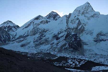 View of Mount Everest and Nuptse from Kalapatthar