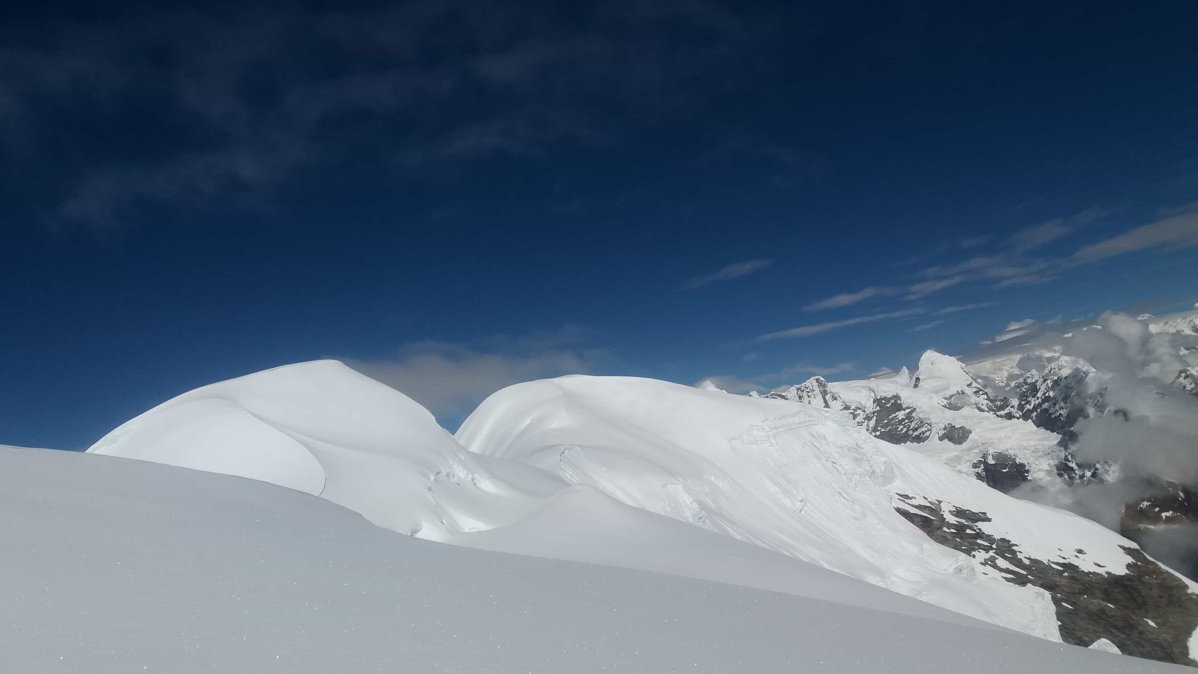 Snow-capped Mera Peak in Khumbu region, Nepal — high-altitude trekking and climbing adventure